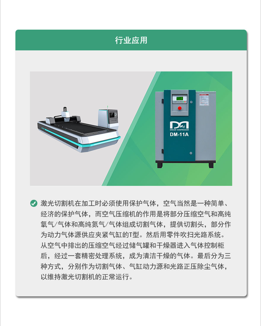 激光切割配套——皮带传动空压机(图2)